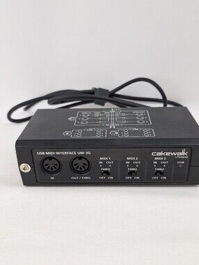 Cakewalk USB MIDI Interface UM-3G — Black